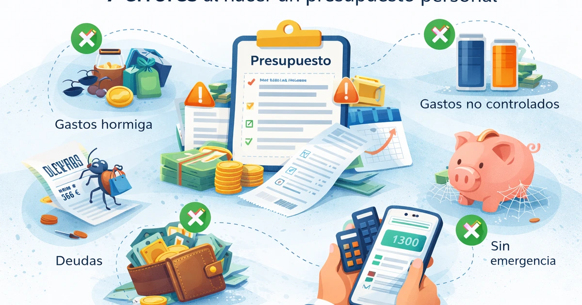 Revisando el presupuesto personal si lo anotó todo