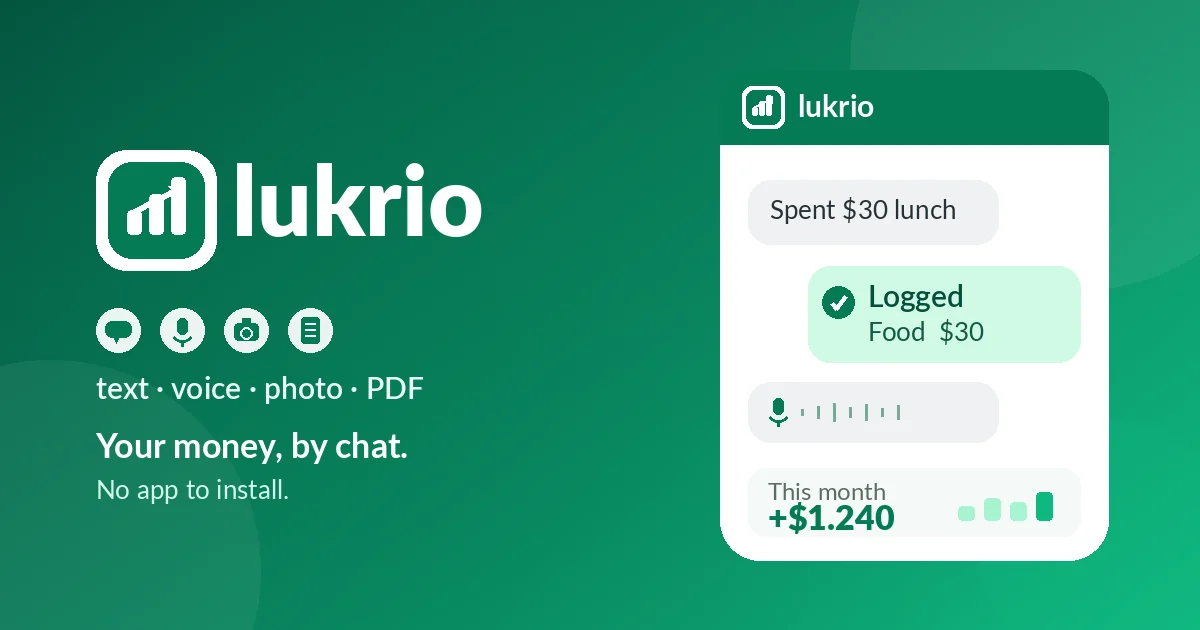 Managing personal finances on WhatsApp by logging expenses in a chat